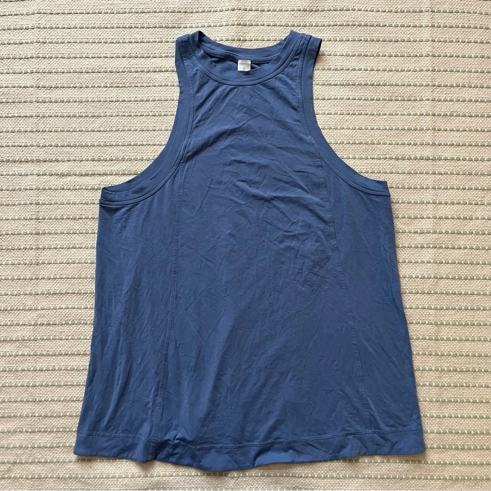 lululemon athletica Blue Racerback Tank Top